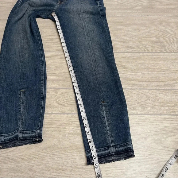 Frame Denim Le Nouveau Straight Split Front Sheffield Raw Hem Jeans Size 28 - Picture 16 of 16